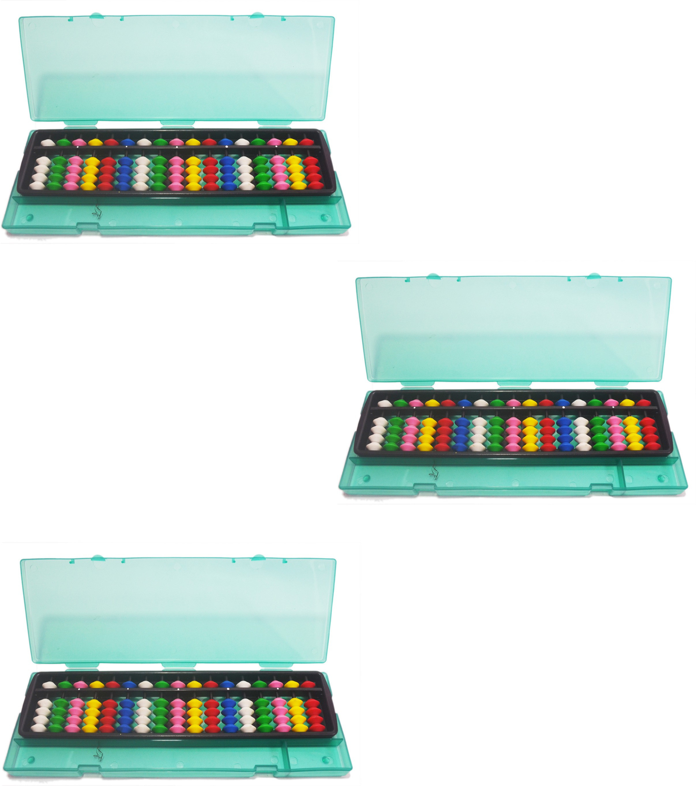 djuize 17 Rod Multicolor Abacus&Box Set Of 3 image 1