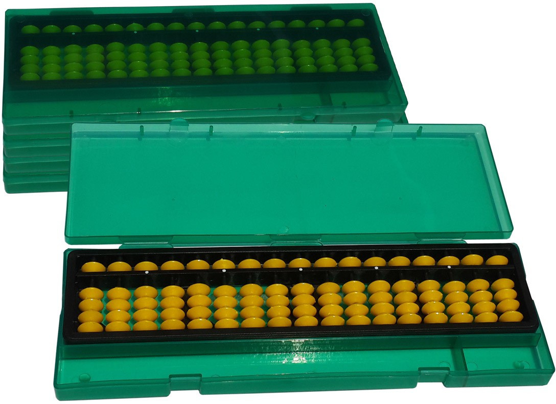sae fashions 17 ROD YELLOW ABACUS KIT WITH BOX SET OF 5 image 1