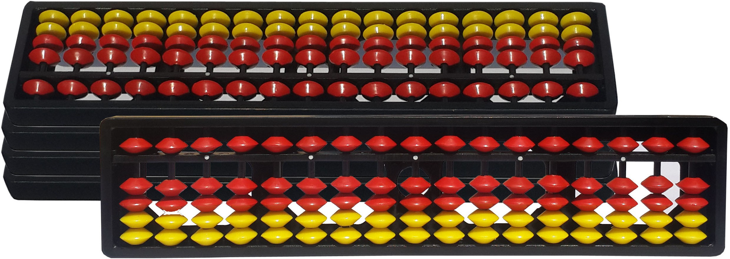 sae fashions 17 ROD YELLOW AND RED ABACUS KIT SET OF 5 image 1