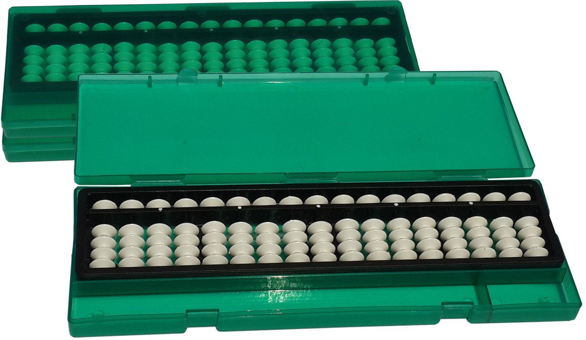 sae fashions 17 ROD WHITE ABACUS KIT WITH BOX SET OF 3 image 1