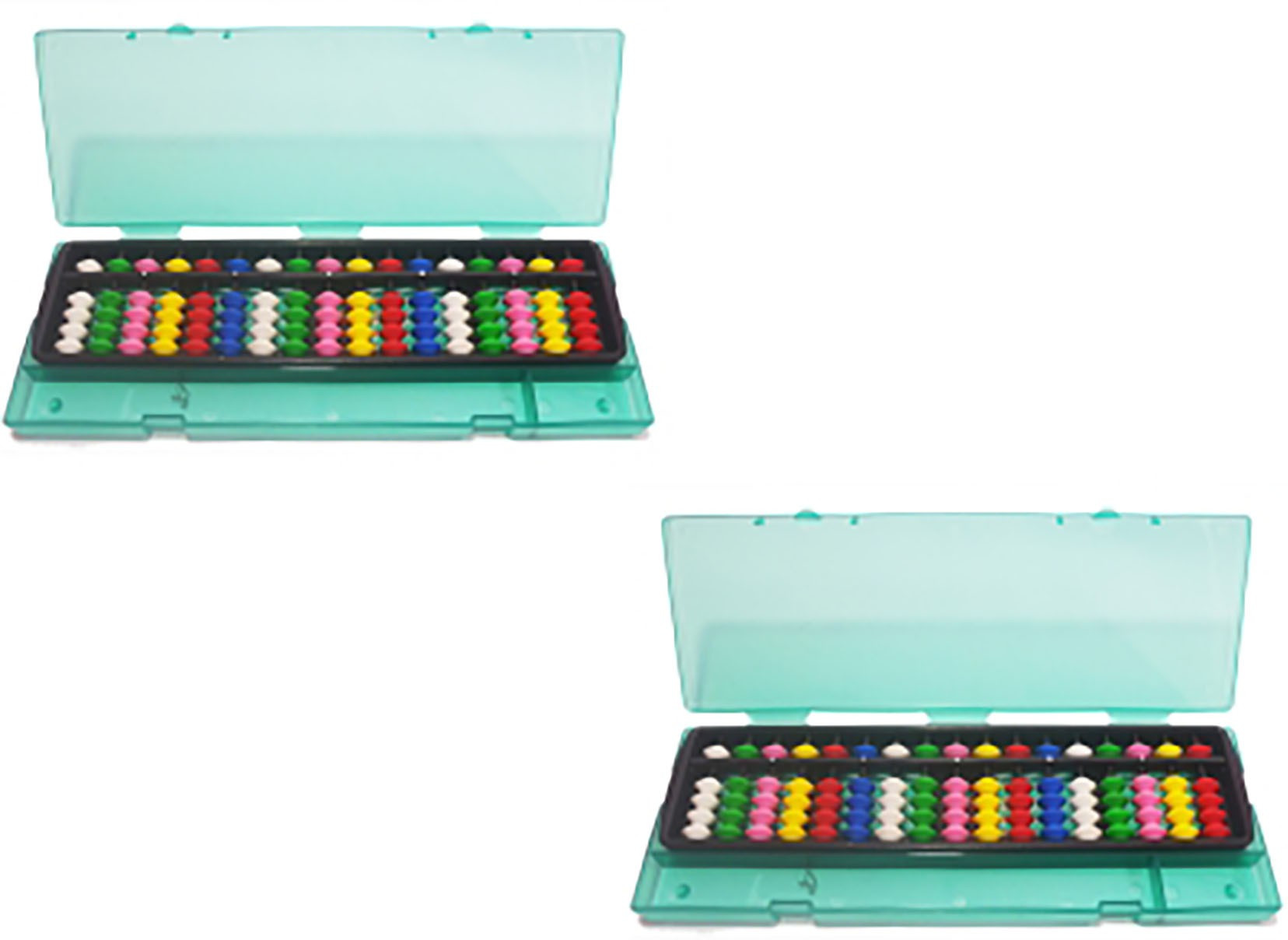 sae fashions Multicolor 17 Rod Abacus Kit With Box Set Of 2 image 1