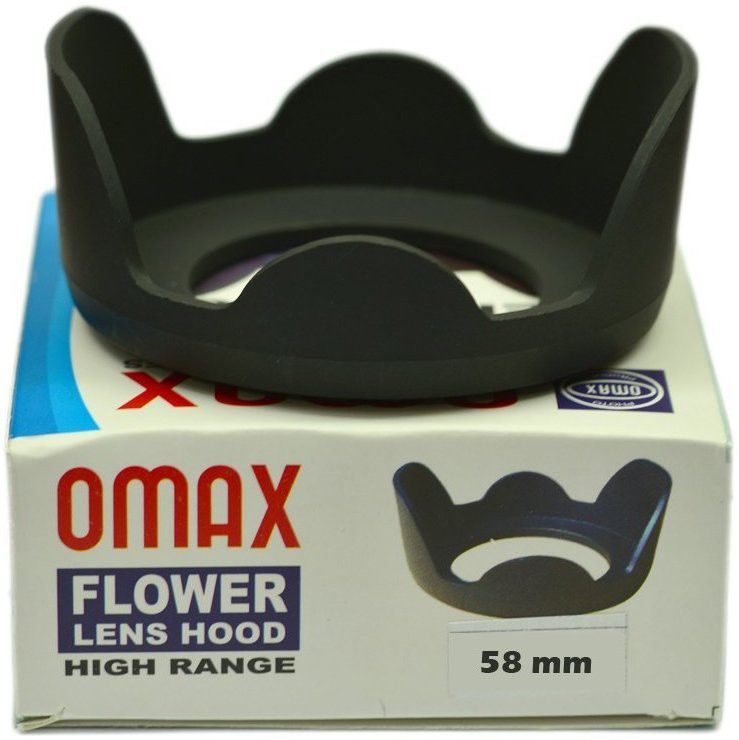 OMAX 58mm Flower Lens Hood For Canon 18-55mm LensLens Hood-picture-16