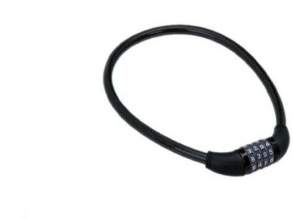 gauba traders Multipurpose 4 Digit Numeric Cable Bicycle Bicycle Lock image 1