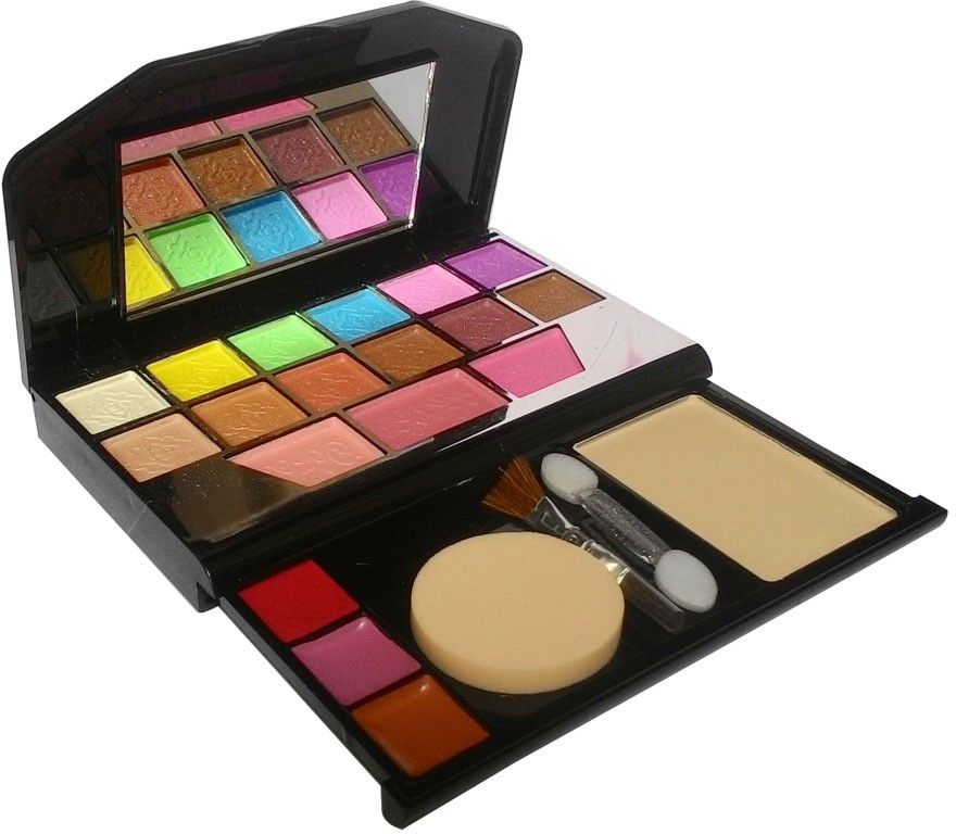 12Eyeshadow::3Blusher::1CompactPowder::3Lipcolor::1Puff::1Mirror-image-25