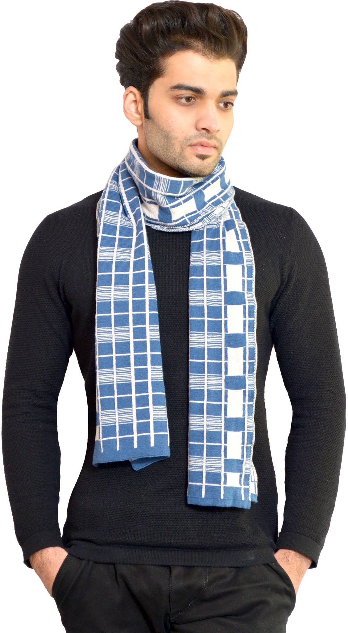 513 Checkered Men Muffler-image-43