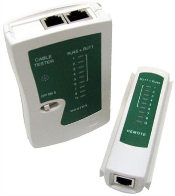 GoodsBazaar Network LAN Cable Tester RJ45 / RJ11 / RJ12 / Cat5 Network Interface Card