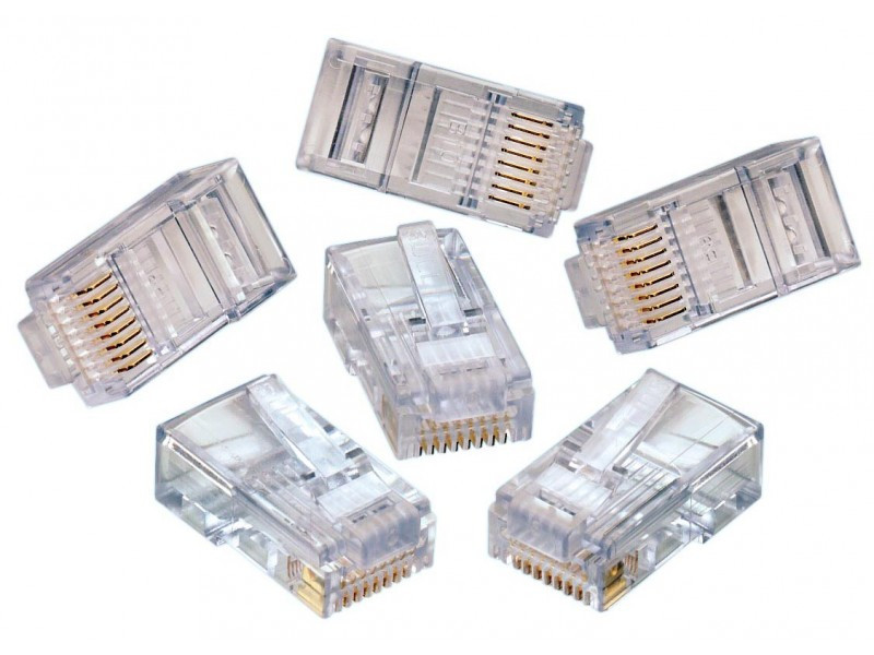 Computer RJ-45 100 Pics Connector Network Interface Card image 1