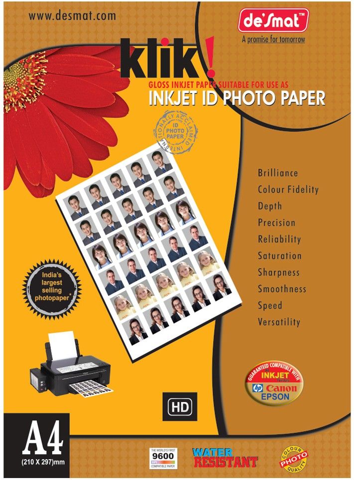 PhotoGlossy Paper Unruled A4 180 gsm Photo Paper