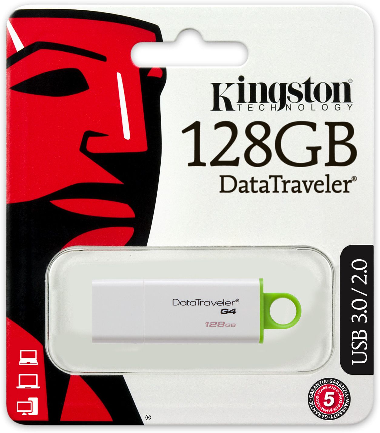 KINGSTON DTIG4/128GB 128 GB Pen Drive Compatible with Desktop Computer, Tablet, Television USB 3.0 Plastic Case-picture-10