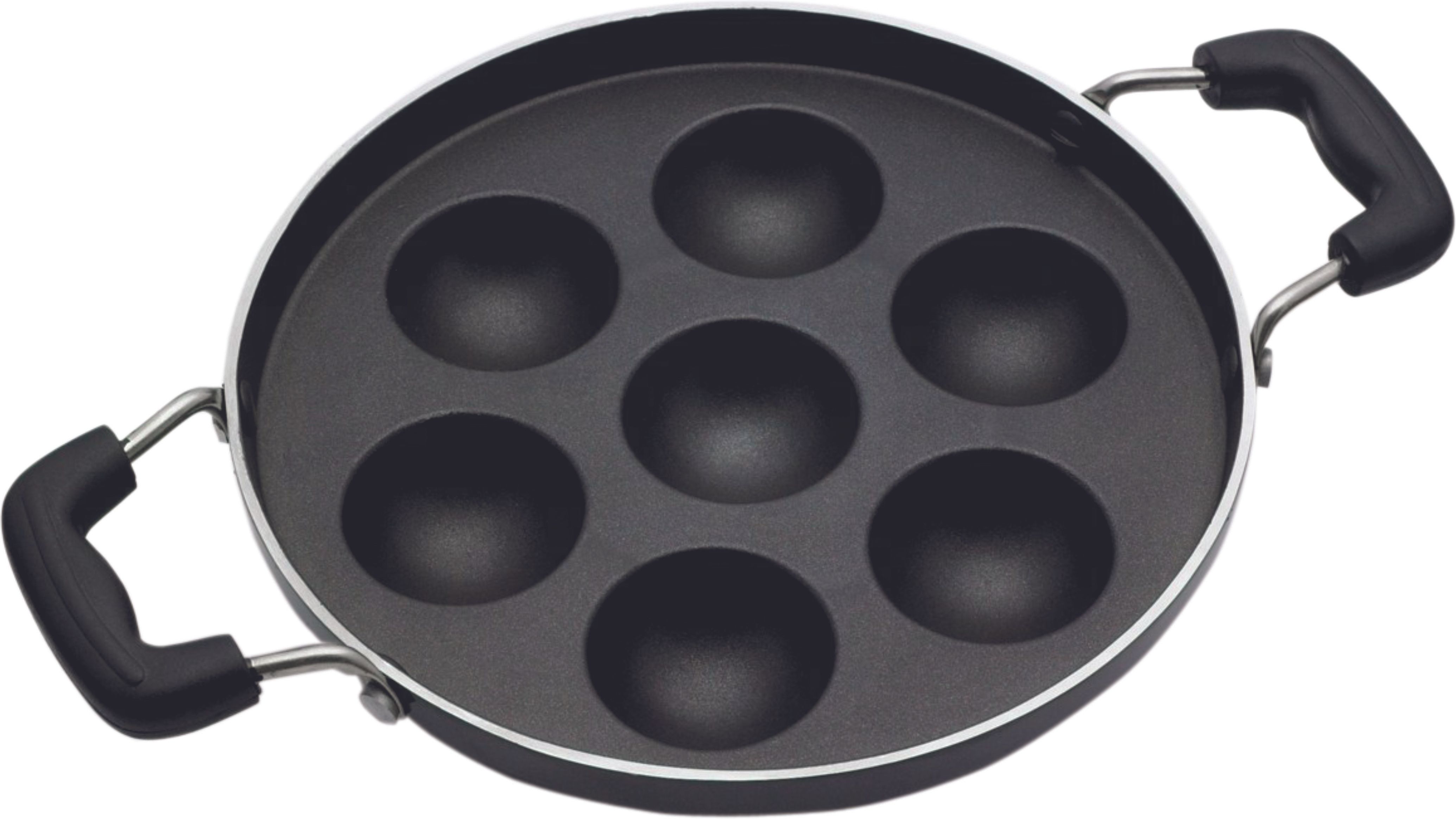 pigeon Die Cast Wondercast Paniarakkal 7 Rounds Paniarakkal Pan 22.5 cm diameter 1 L capacity-picture-43