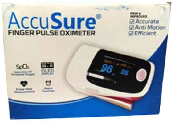 AccuSure Finger Tip Pulse Oximeter image 1