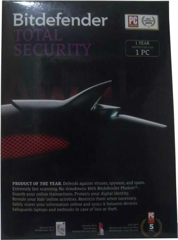 Bitdefender Total Security 1 PC 1 Year image 1