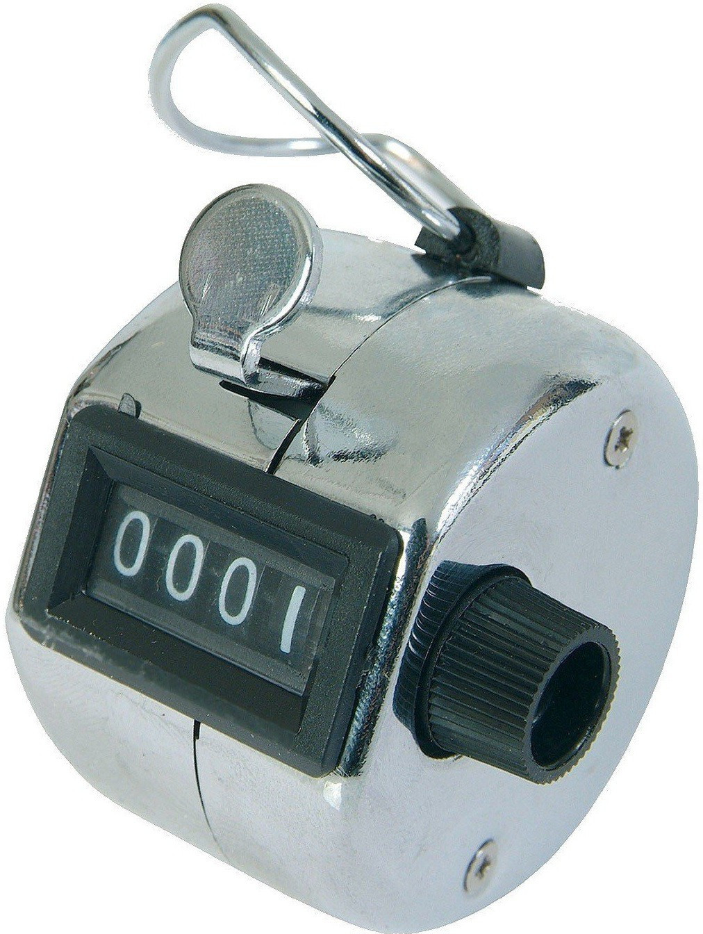 mohankheda Hand Held 4 Digit Manual Mechanical Click Analog Tally Counter image 1