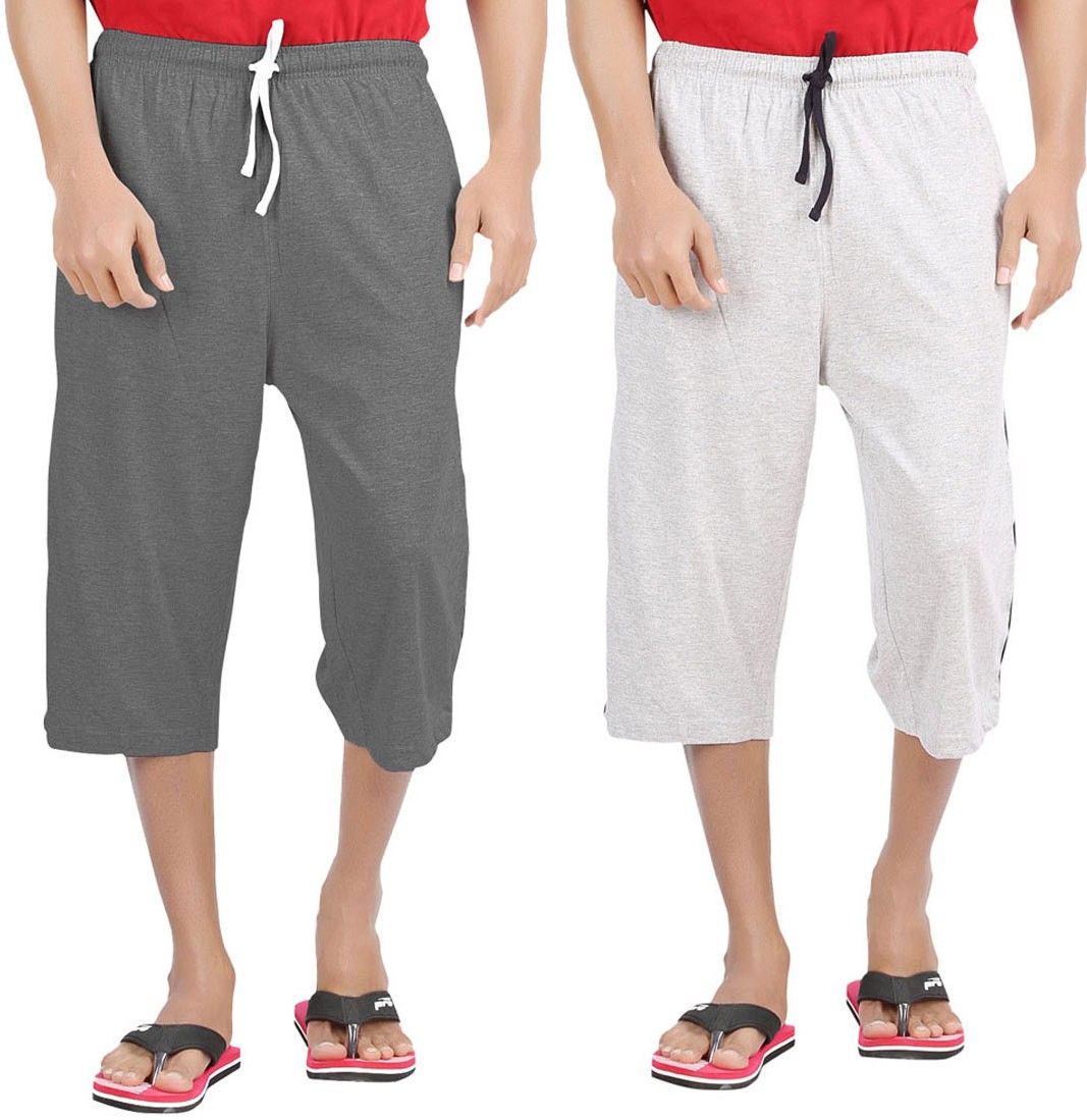 wellfitlook Solid Men Three Fourths-picture-23