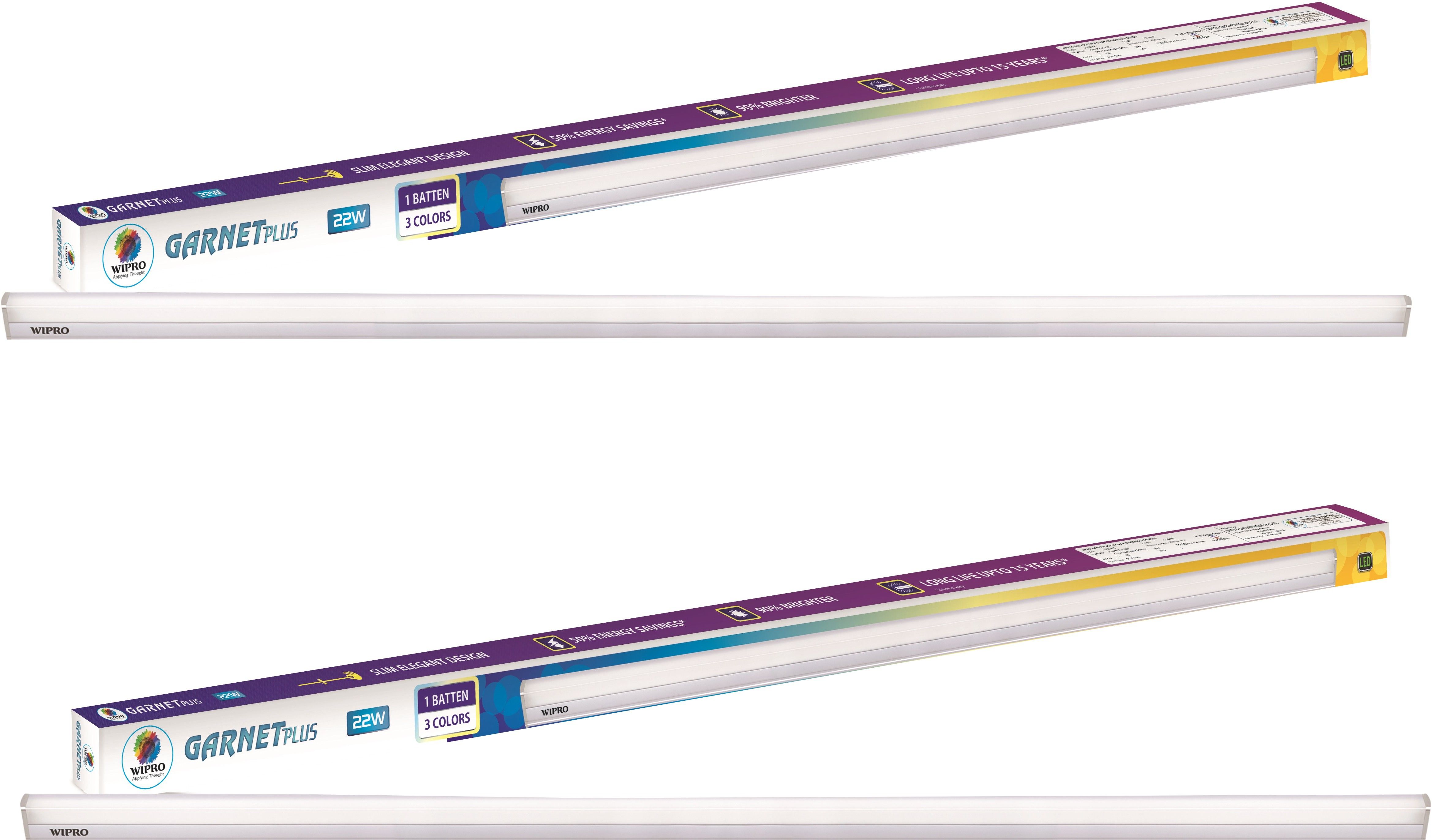 4 Feet 22Watt 3in1 color changing LED Tube Batten 22 W 4.5 cm Tube Light