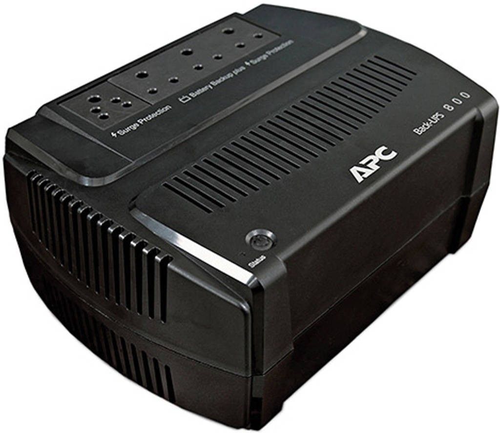 APC Back-UPS BE800-IND 230 V Line-interactive Tower Model UPS with Overload Protection 3 Outlet Plugs