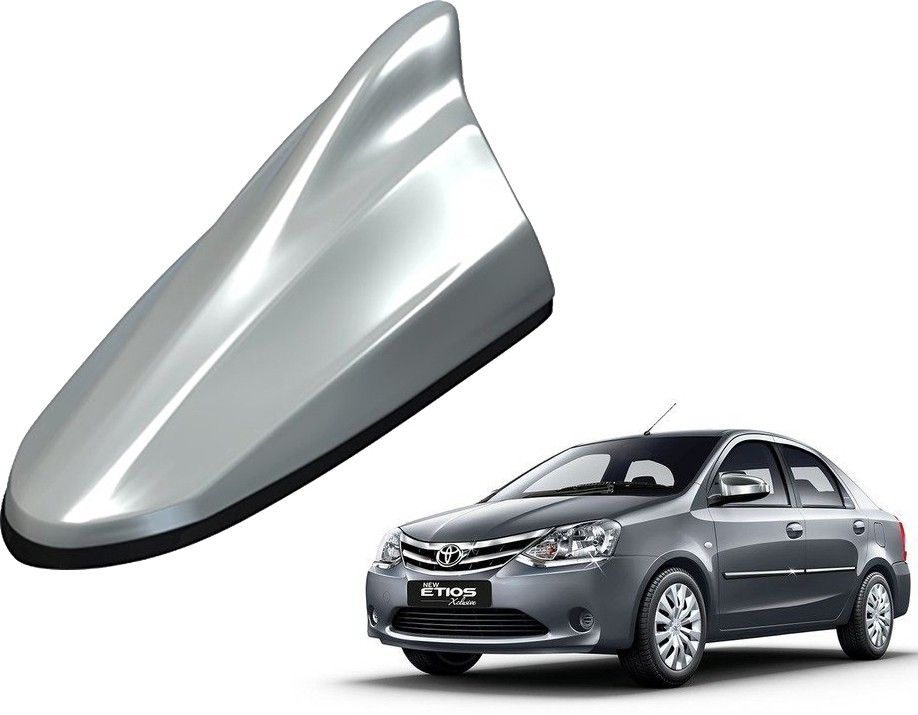 Premium Make Car Silver Shark Fin Replacement Signal Receiver AA17 Toyota Etios Hidden Vehicle Antenna-image-26