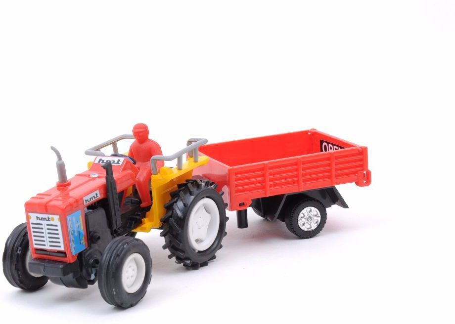 TRACTOR WITH TROLLEY