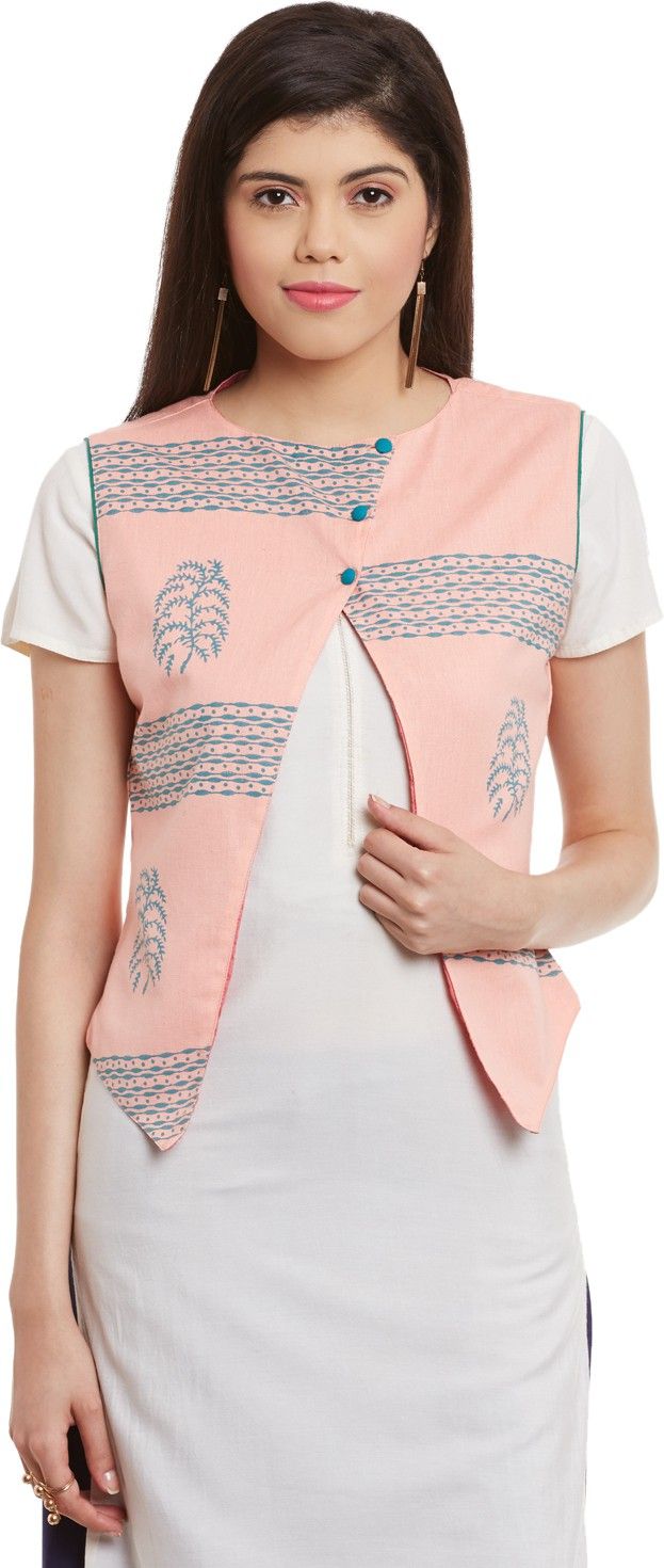 bitterlime Self Design Women Waistcoat-picture-15