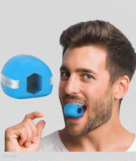 door_shop18 Premium Silicone Jaw Exerciser Dark Blue @DS1281 Ab Exerciser-picture-28