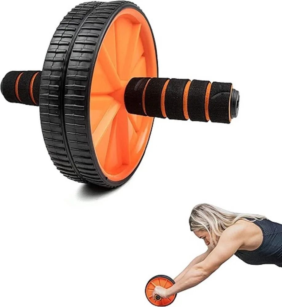 Double AB Roller Wheel Abdominal Wheel Exerciser for Abs Body Abdominal Trainer Ab Exerciser-image-11