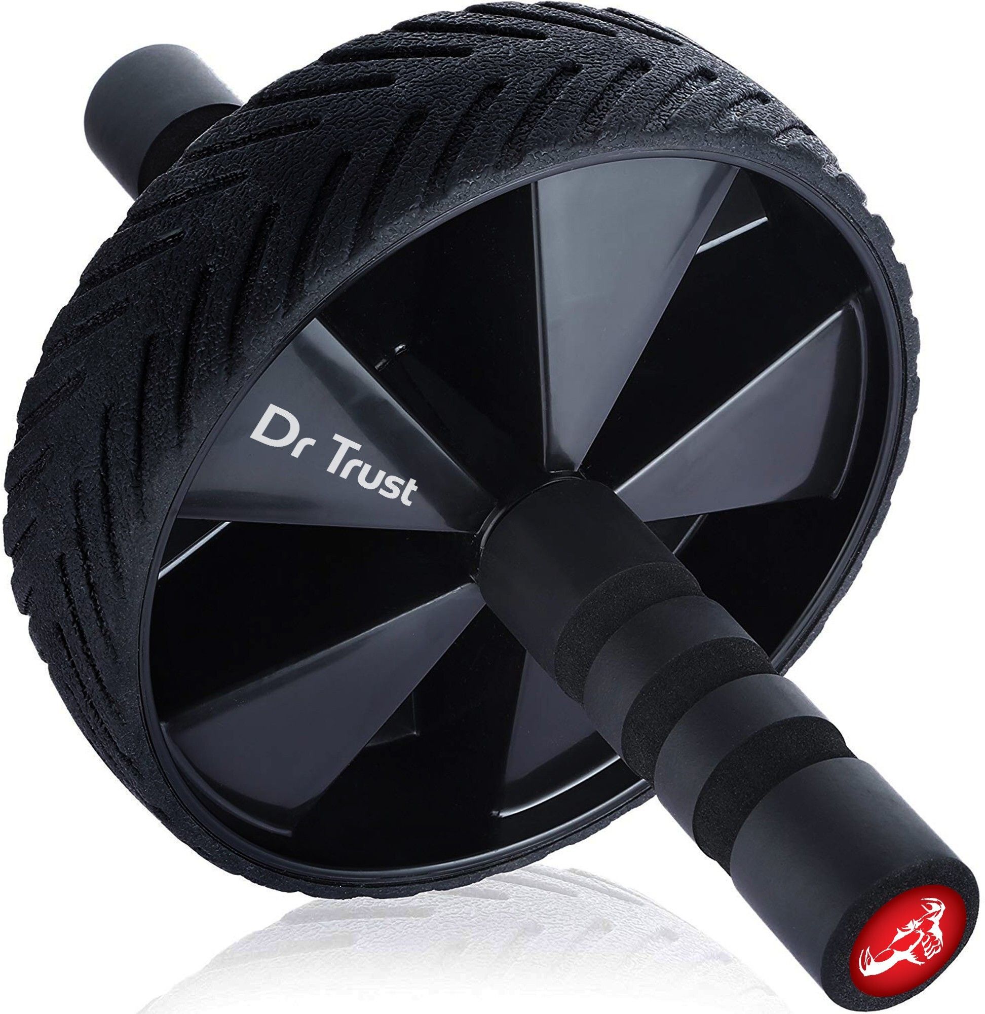 (USA) ABS Builder Wheel Abdominal Exercise Gym Workout Equipment Ab Exerciser-image-8