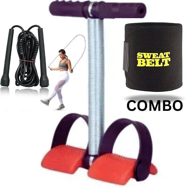 rpc99 Single Tummy Trimmer With V Shape and Skipping Rope Ab Exerciser-picture-22