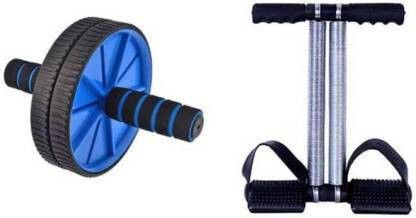 Ab Wheel Roller +Tummy Trimmer Combo Gym & Fitness Kit Ab Exerciser Ab Exerciser