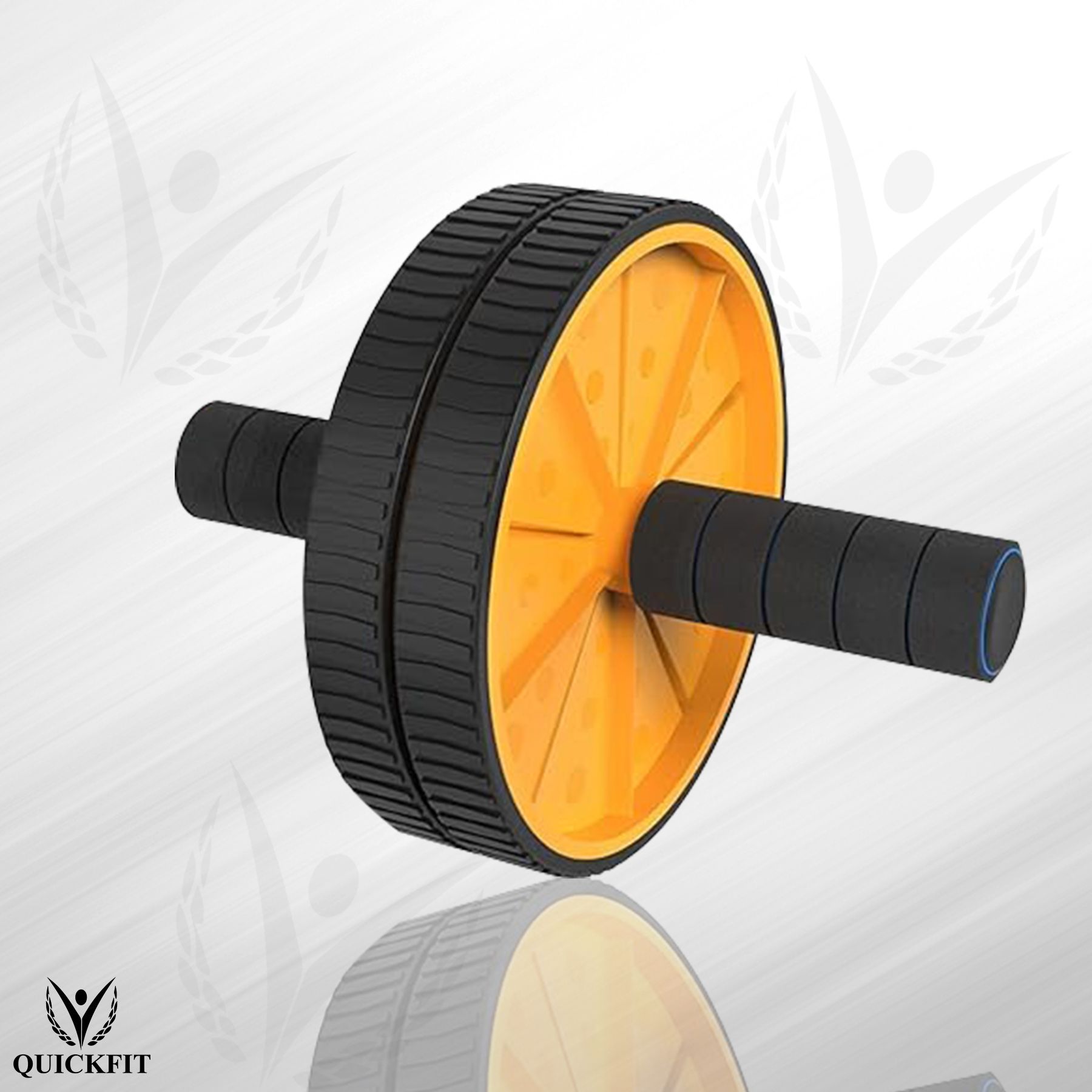 quick fit Abdominal Double Wheel Ab Roller Gym For Exercise Fitness Equipment Workout Ab Exerciser-picture-18