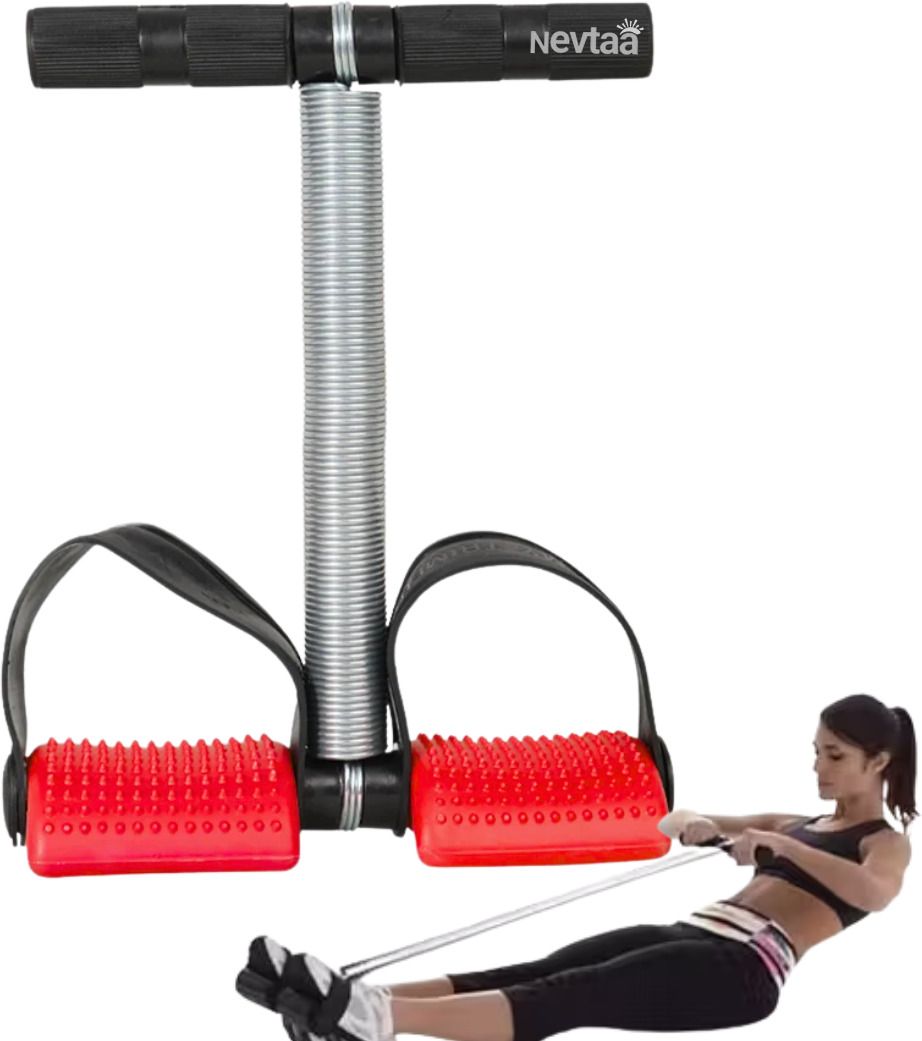 Red Tummy Trimmer For Boys and Girls, Home Gym Equipments Ab Exerciser
