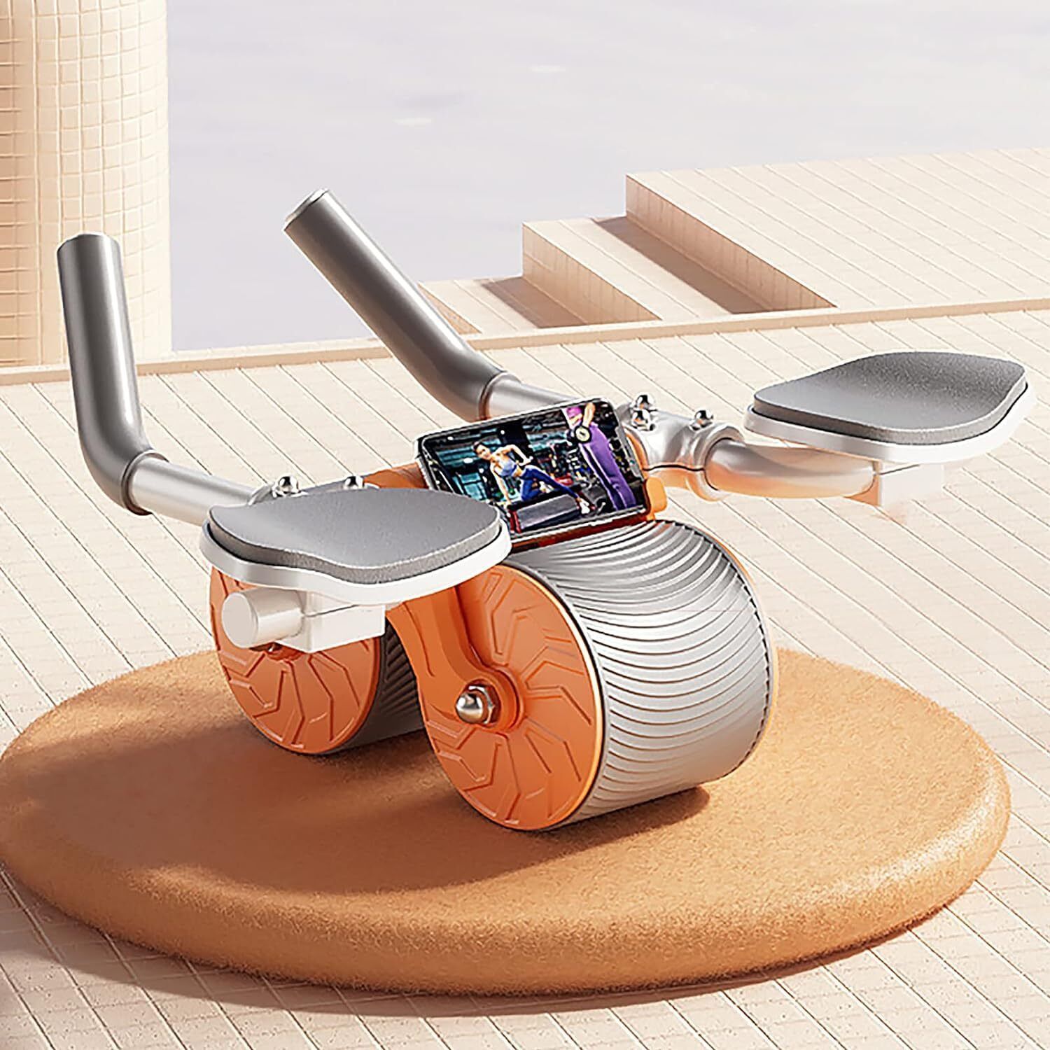 Automatic Rebound Abdominal Wheel, 4d Ab Roller With Elbow Support Ab Exerciser Ab Exerciser-image-46