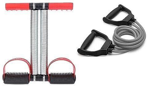 hoc Double Spring Tummy Trimmer And Double Toning Tube Ab Exerciser Gym Accessories Ab Exerciser-picture-16
