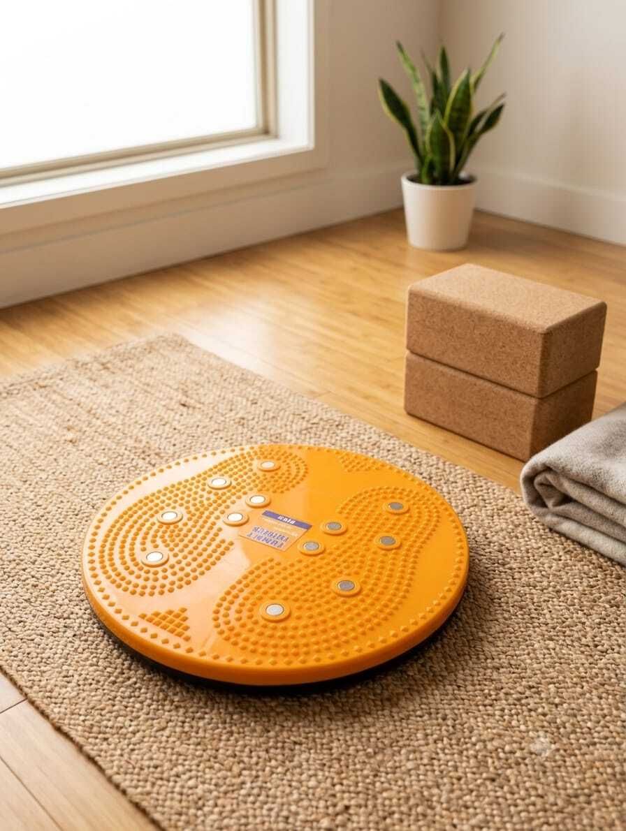 quvuz Body Twister Exercise Disc Waist Rotation Board | Fitness Equipment for Home Gym Ab Exerciser-picture-10