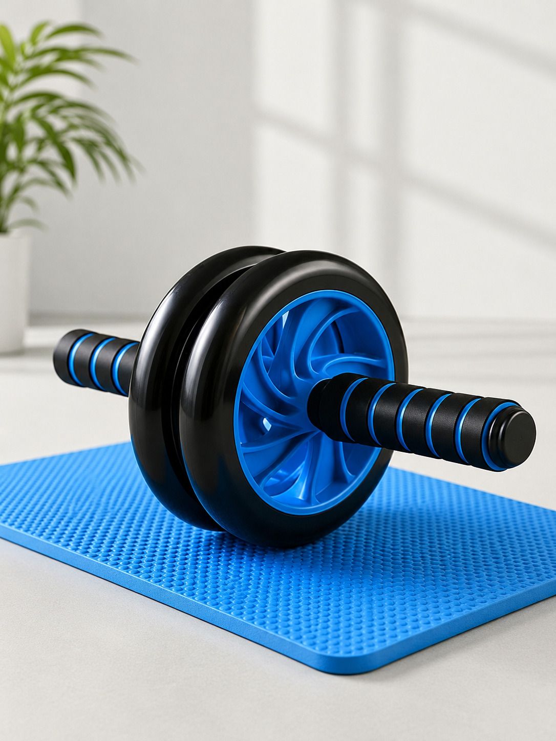 Abs Roller Gym Workout Equipment For Home Ab Workouts Ab Exerciser-image-1