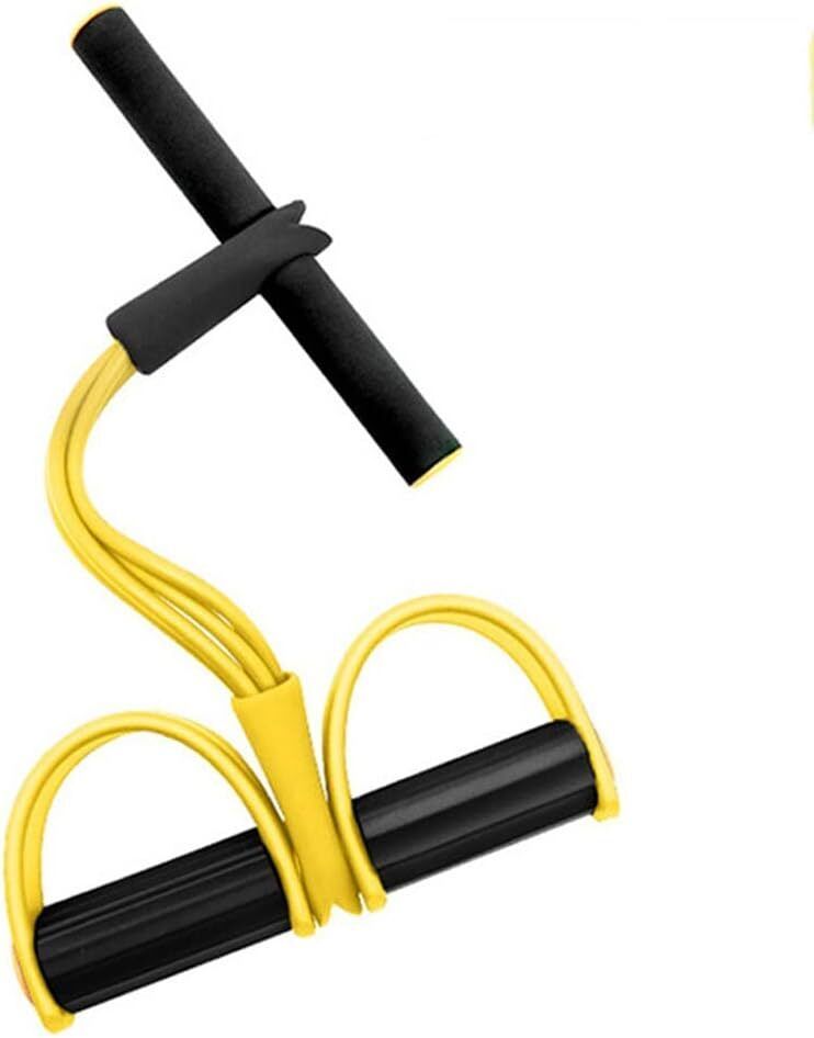 shopeleven 4 Rope Pull Rubber Rope Reducer Arms Legs Stretching Tummy Waist Reducer Ab Exerciser-picture-43