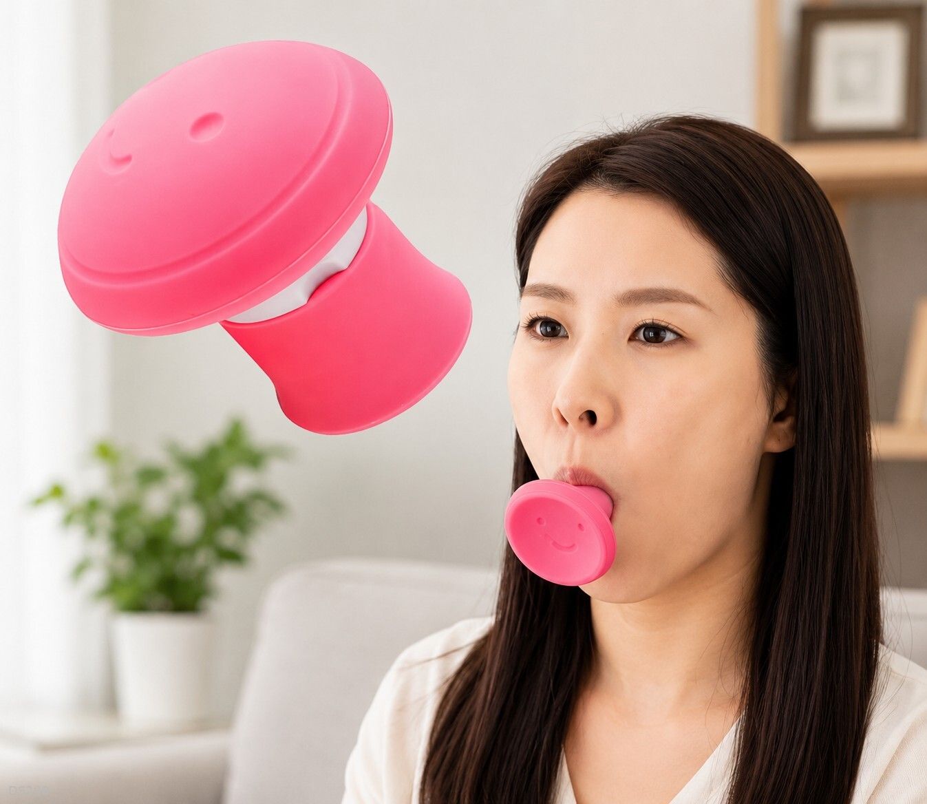 Japanese Pink Face Ab Exerciser Jaw Exerciser @DS653 Ab Exerciser-image-43