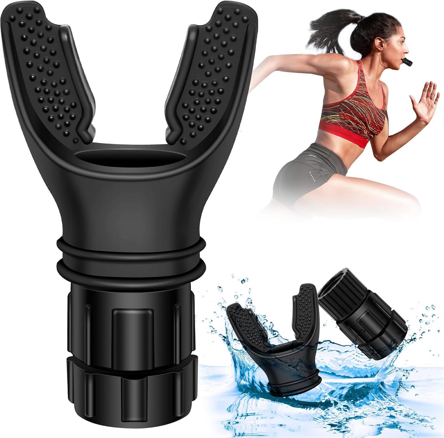 Breathing Trainer with Pure Silicone Lung Exerciser Enhance Lung Capacity Ab Exerciser-image-5