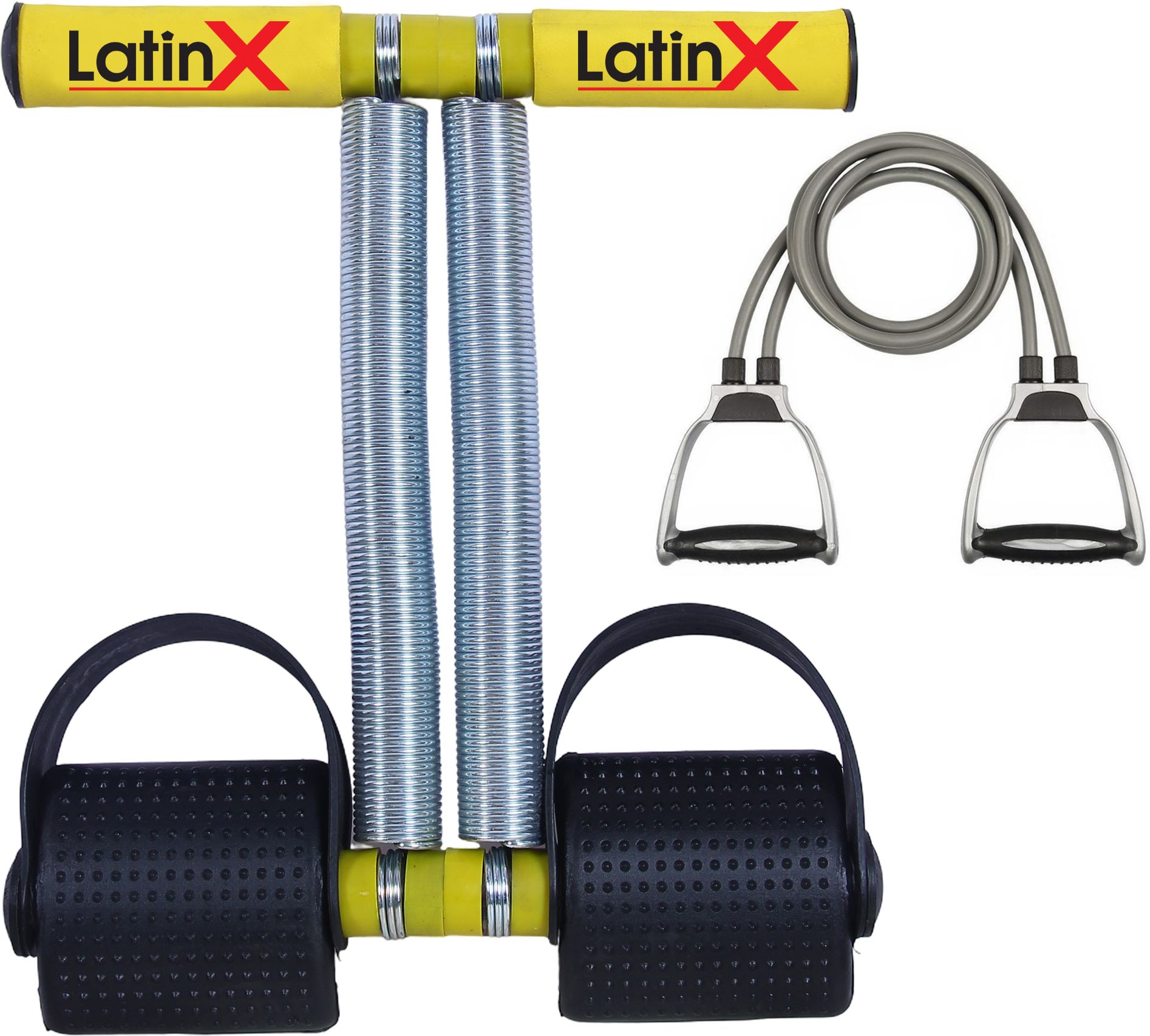 Double Steel Yellow AB Exerciser with Tonning Tube Ab Exerciser-image-0