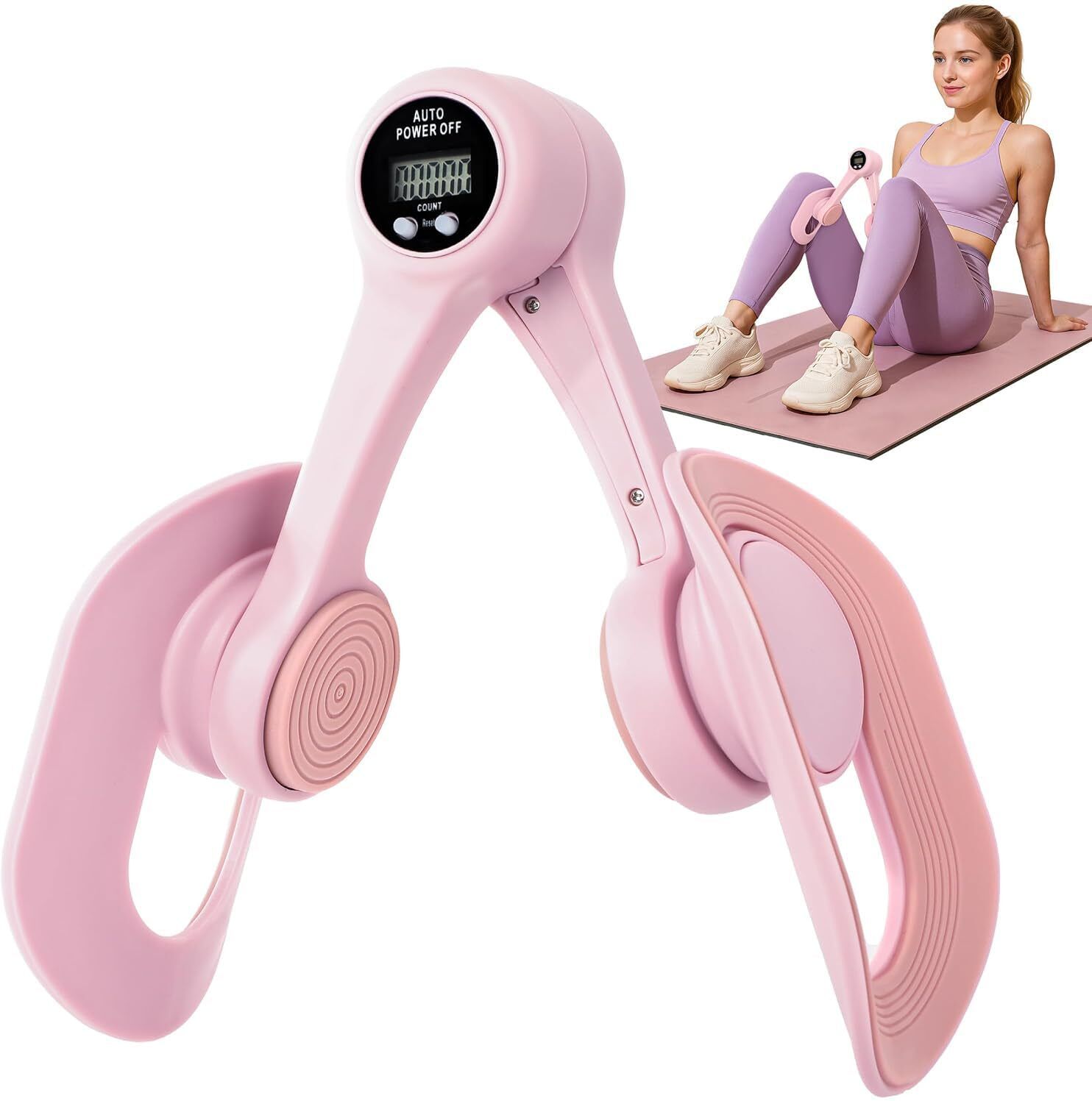 technoway Thigh Master, Pelvic Floor Exercise Devices with Display Counter, Ab Exerciser-picture-17