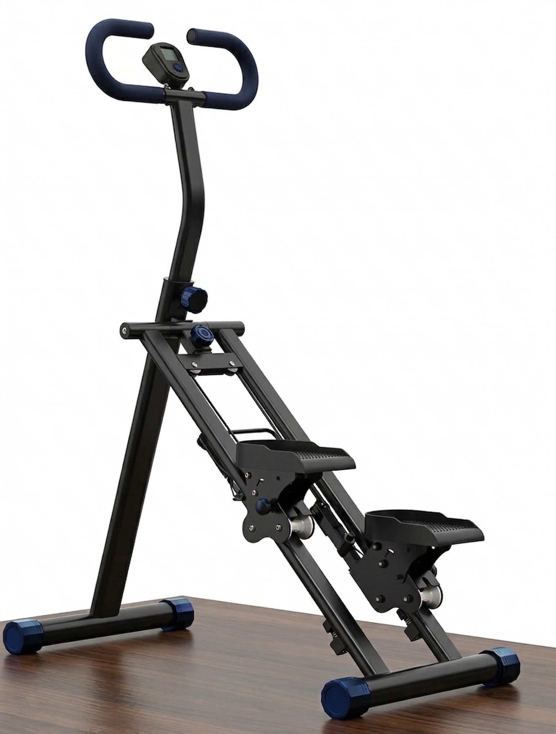 dhviti expo Compact Foldable Vertical Climber & Stepper for a Full-Body Workout Home Fitness Ab Exerciser-picture-11