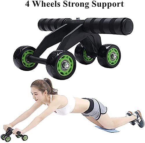 ipllive 4 Wheel Ab Roller Abdominal Trainers with Knee Pad Exercise Wheel for Home Gym Ab Exerciser-picture-19