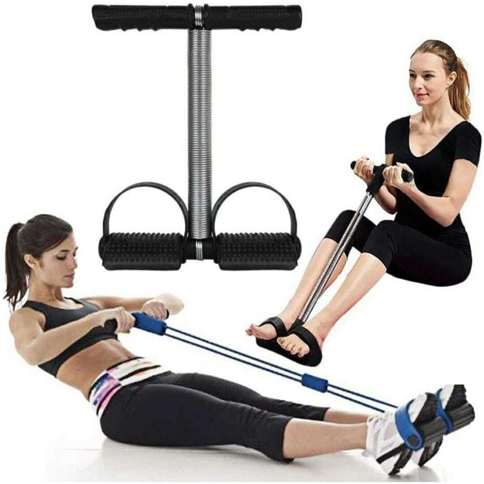 Single Spring Tummy Trimmer Pull Reducer for Belly Fat Workout Tool Ab Exerciser-image-1