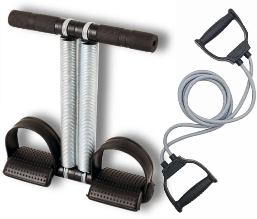krasava Fitness Combo Kit of Double Spring Tummy Trimmer & Toning Tube for Home, Gym Ab Exerciser-picture-19