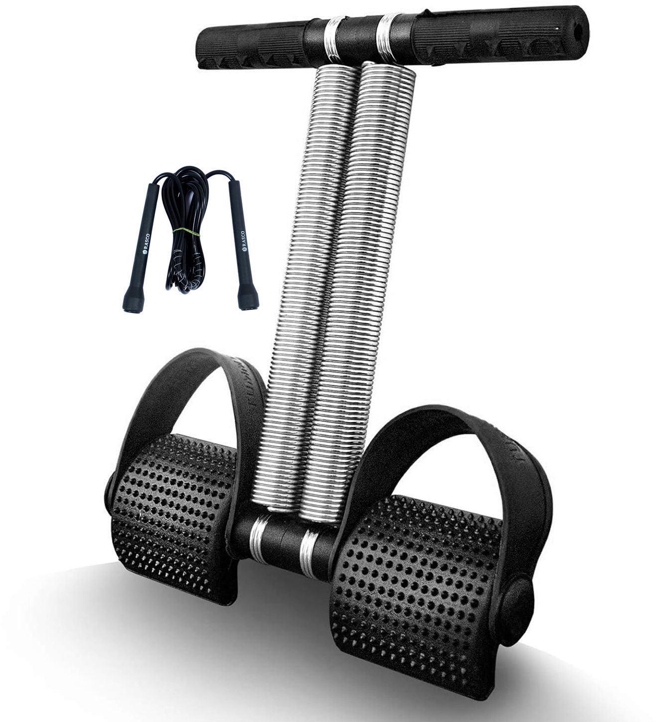 rasco BLACK DOUBLE WITH BLACK PENCIL ROPE Ab Exerciser-picture-15