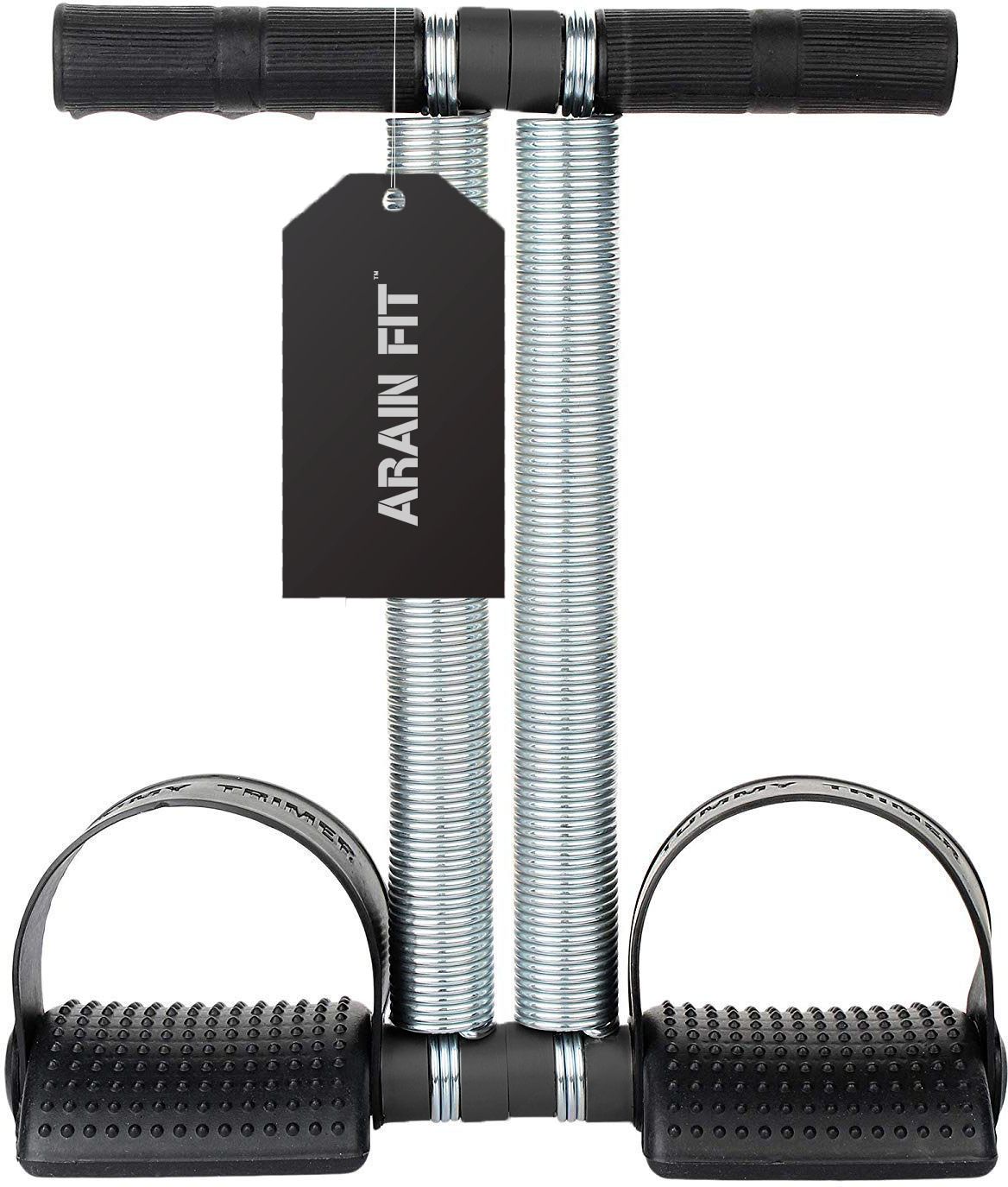 arainfit Black Double Spring Tummy Trimmer For Ab Exercise For Men And Women Ab Exerciser-picture-11