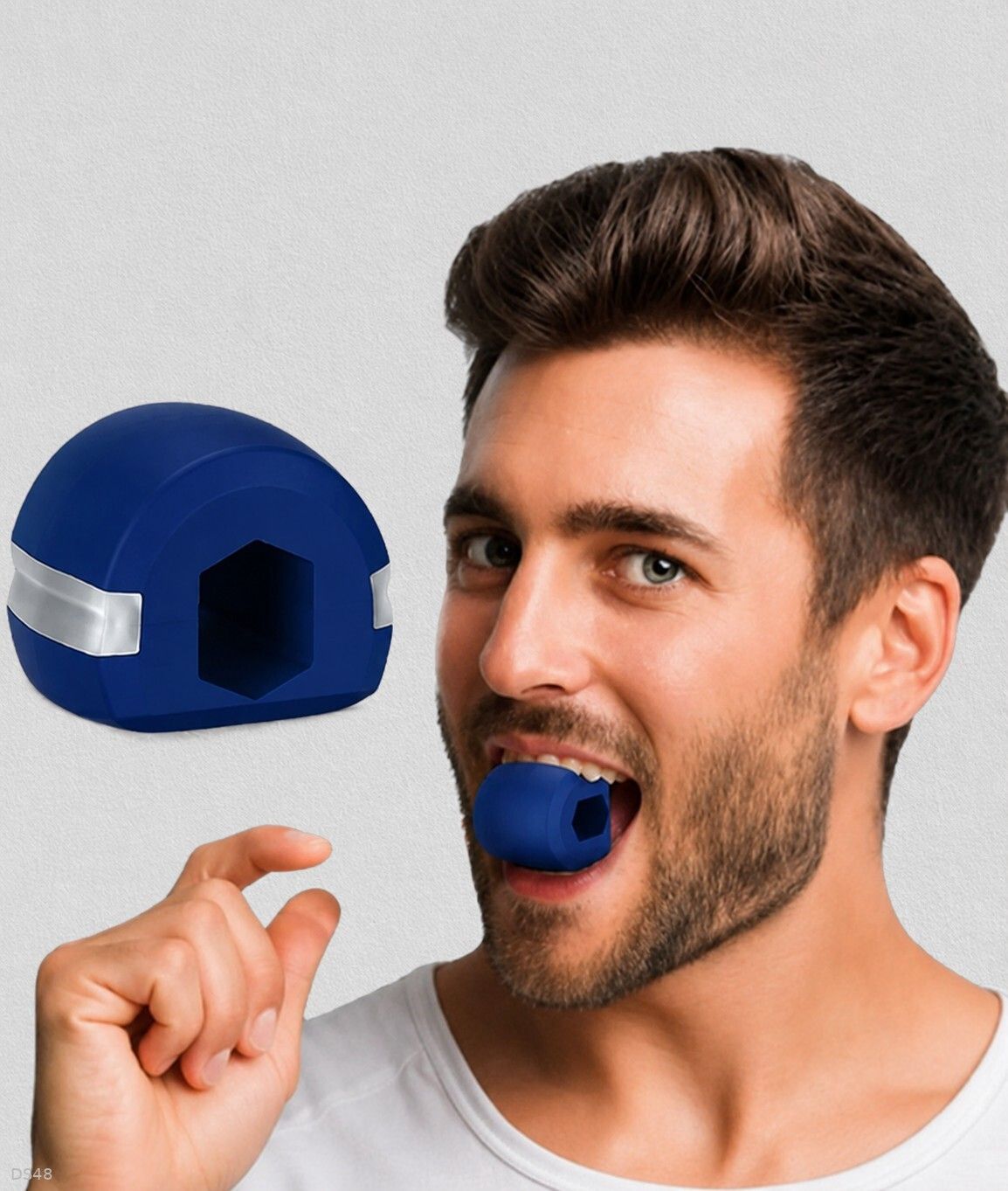 door_shop18 Premium Silicone Jaw Exerciser Dark Blue @DS938 Ab Exerciser-picture-14