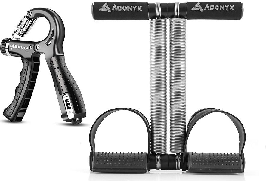 adonyx Fitness Combo of Tummy trimmer & Adjustable Hand Exerciser Finger Exerciser Ab Exerciser-picture-23