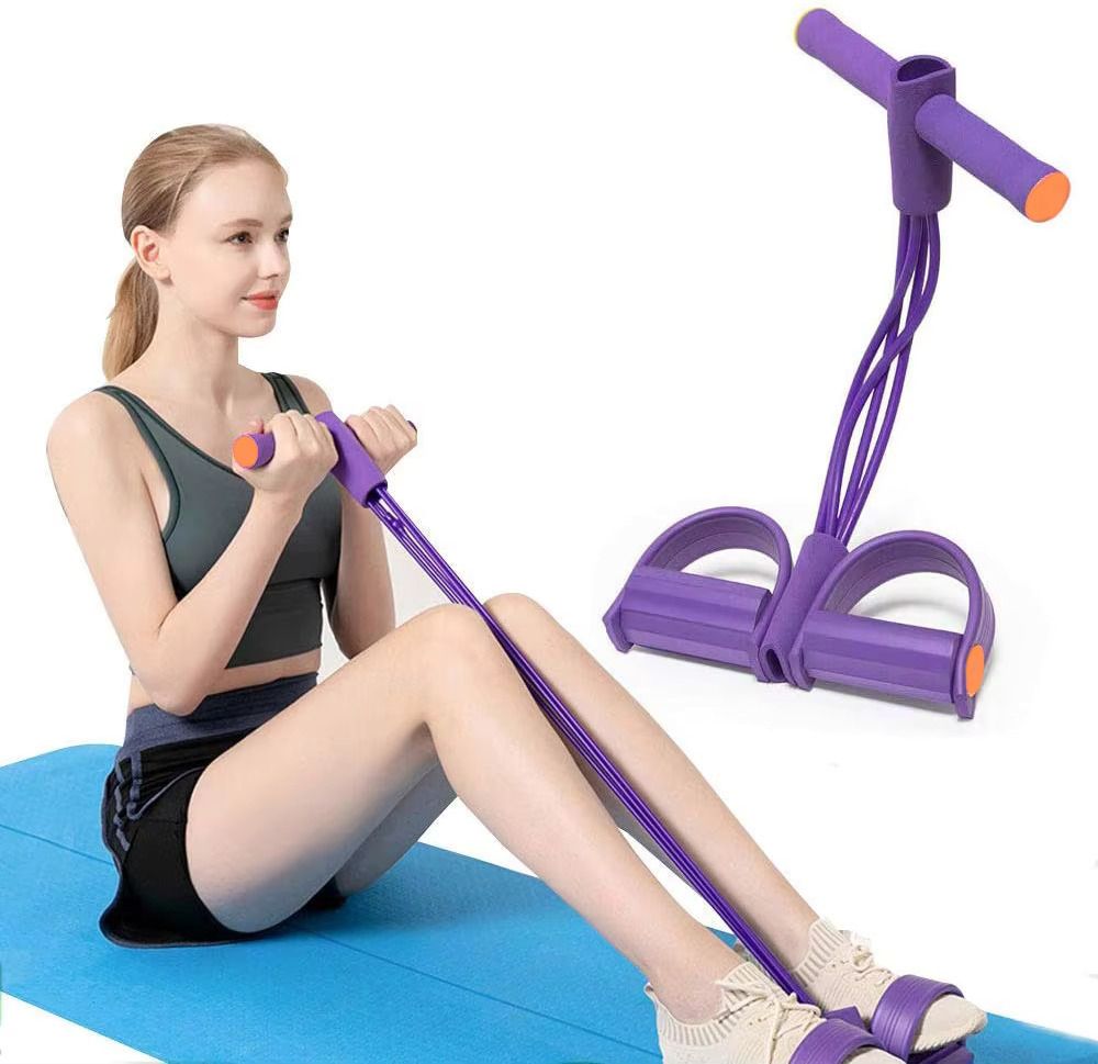 Resistance Tube Tummy Trimmer Ab Exerciser-image-41