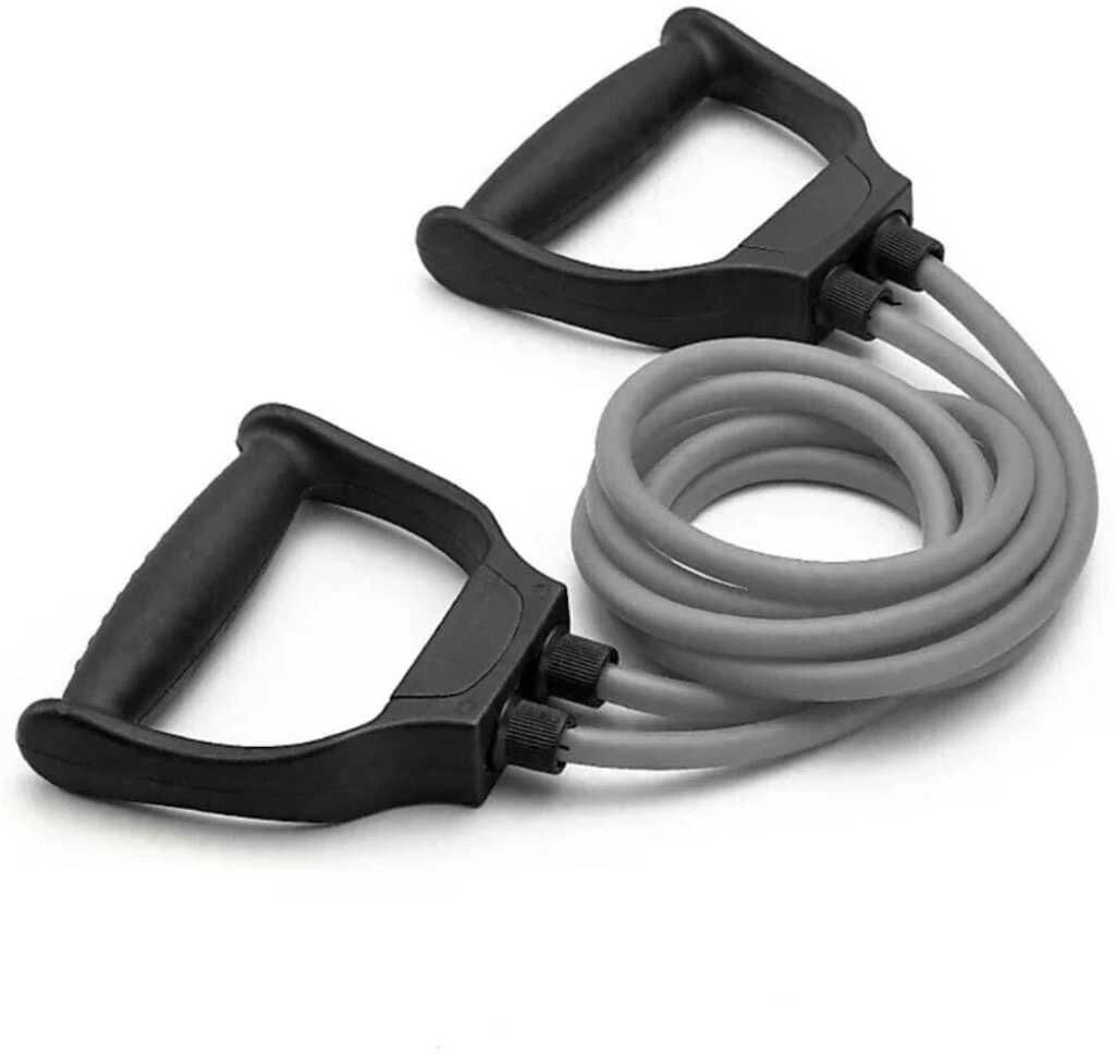Resistance Tube PRO Exercise & Stretching Band For Home Gym Men & Women Workout Ab Exerciser-image-18