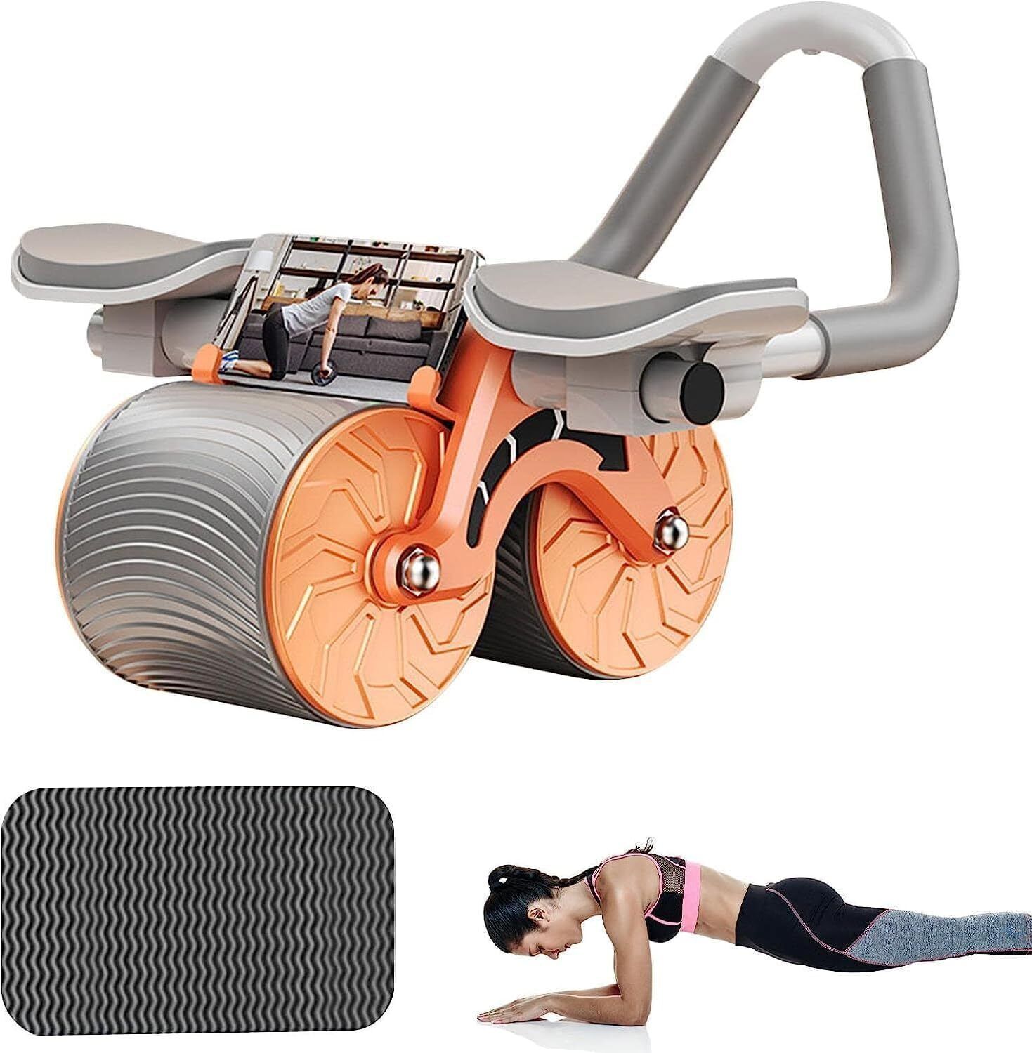 lexso Core Workout Roller, Abs Workout Equipment Automatic Rebound Wheel Ab Exerciser-picture-23